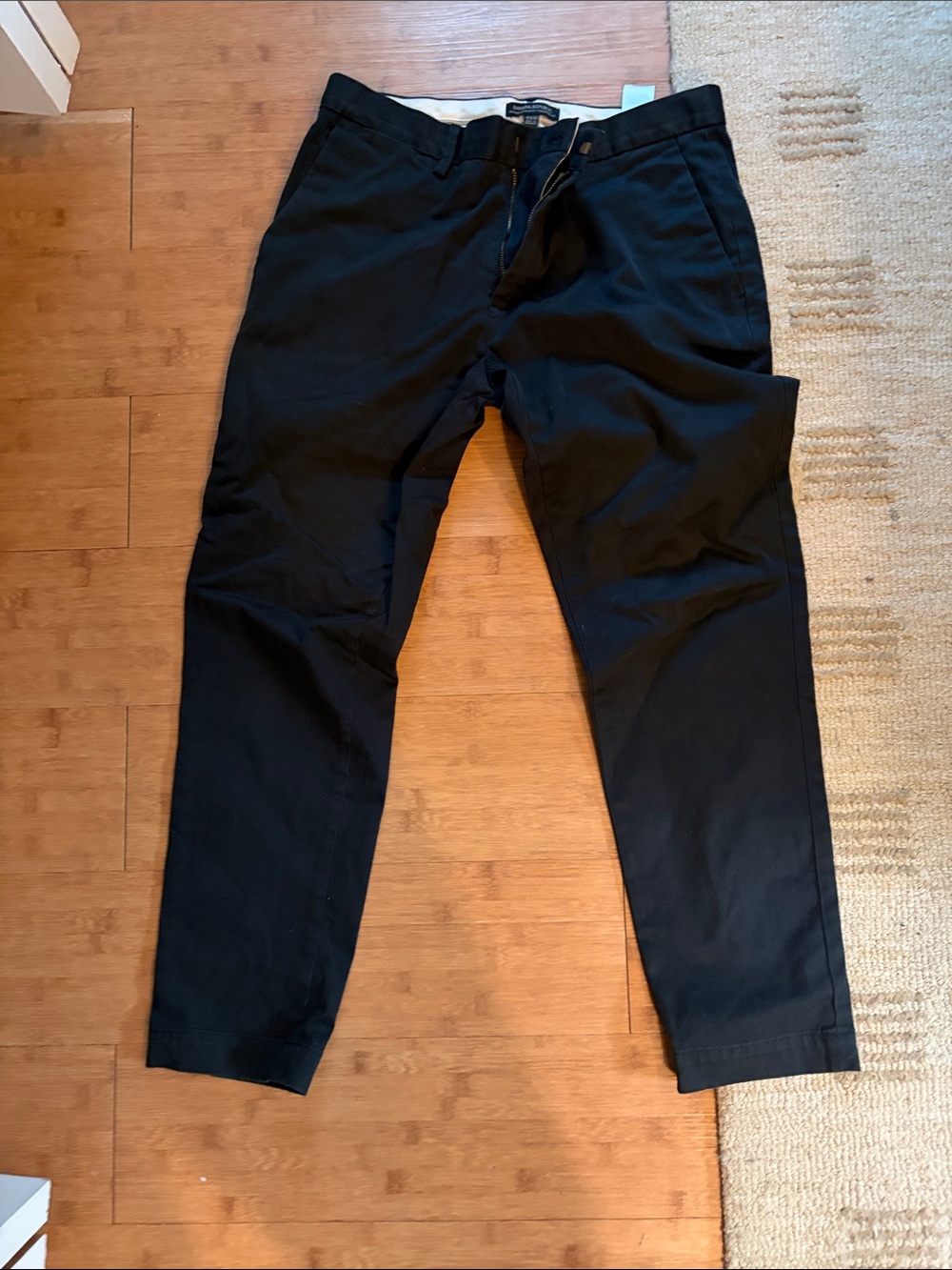Banana Republic Black Chino Pants - Straight Leg